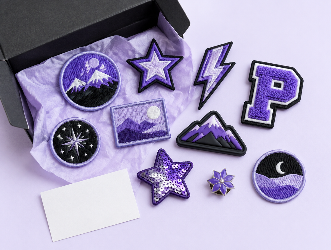 Musterpaket mit echten Patches
