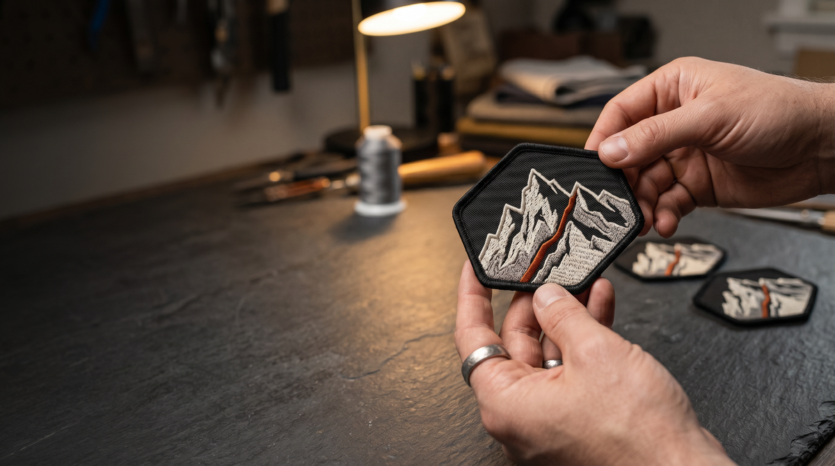 Eigene Patches & Aufnäher. Preis sofort. Produziert erst nach Ihrer Freigabe.