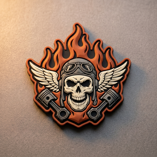 3D-Rubber-Patch (PVC-Aufnäher) – Beispiel 1